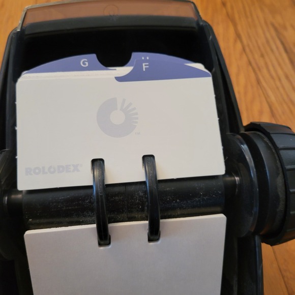 Swivel Rolodex Rotary Card File Organizer Cards Memorydex 90s Vintage Retro - Picture 6 of 10